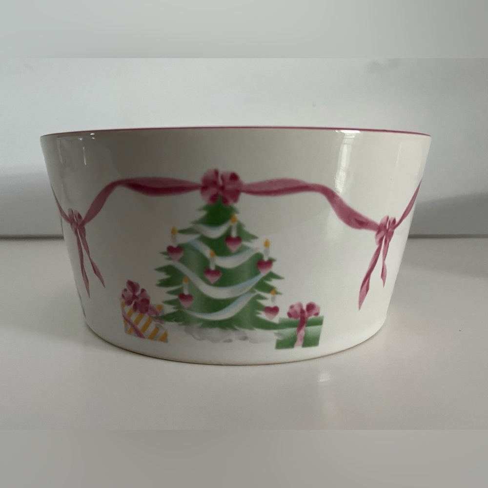 NEW VINTAGE SANGO ~ GRAVY BOWL AND SAUCER ~ HOME FOR CHRISTMAS PATTERN - Picture 7 of 8